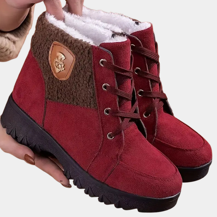 Sienna women's fashion winter boots with warm lining. Durable, non-slip sole for cold weather comfort.