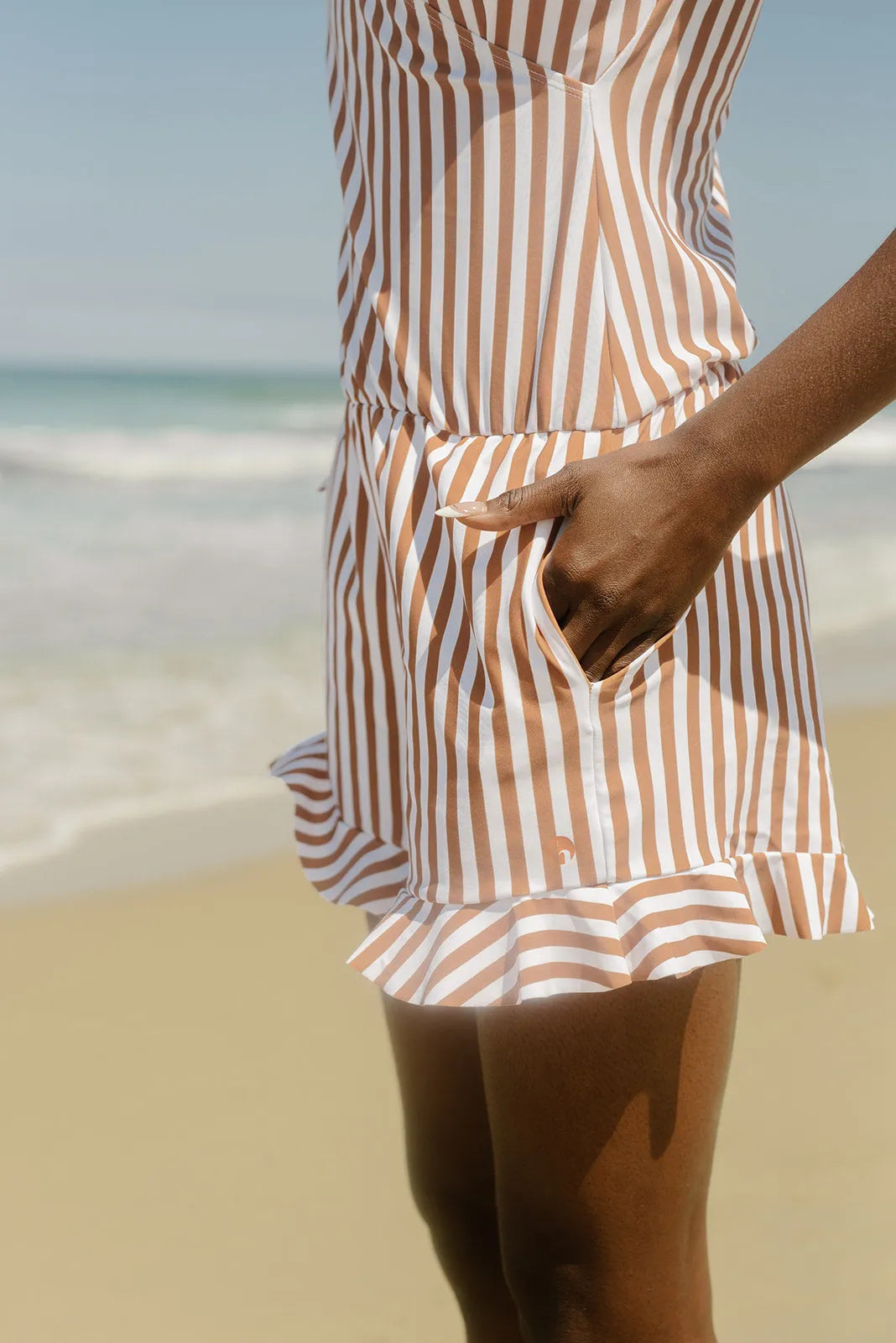 Quick dry Nina swimsuit, one-piece with built-in bra, essential summer fashion