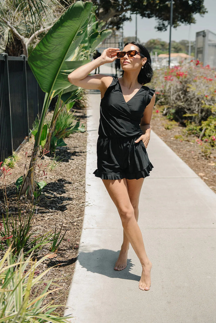 Women's Sleek One-Piece Swimsuit, Nina, quick dry, flattering fit & built-in bra