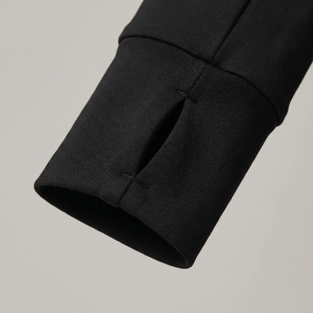 Performance women's zip-up activewear jacket, slim-fit design ideal for yoga & fitness sessions.