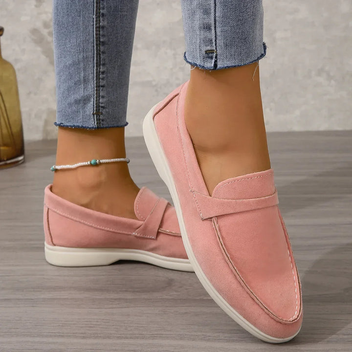 Everyday comfort women's slip-on loafers, great for office and casual footwear.