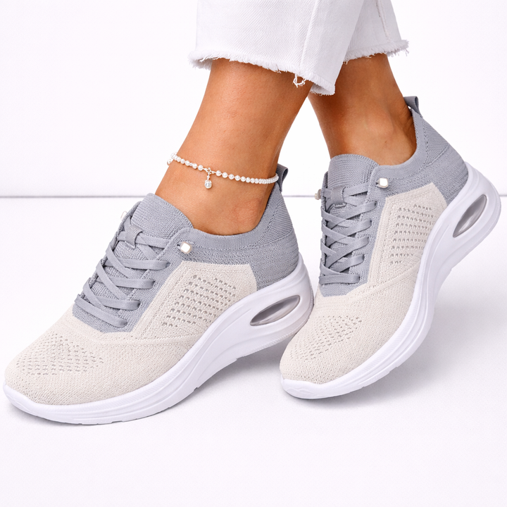 Easy wear women's slip-on sneakers, providing orthopedic comfort & arch support. Ideal lightweight footwear for walking.