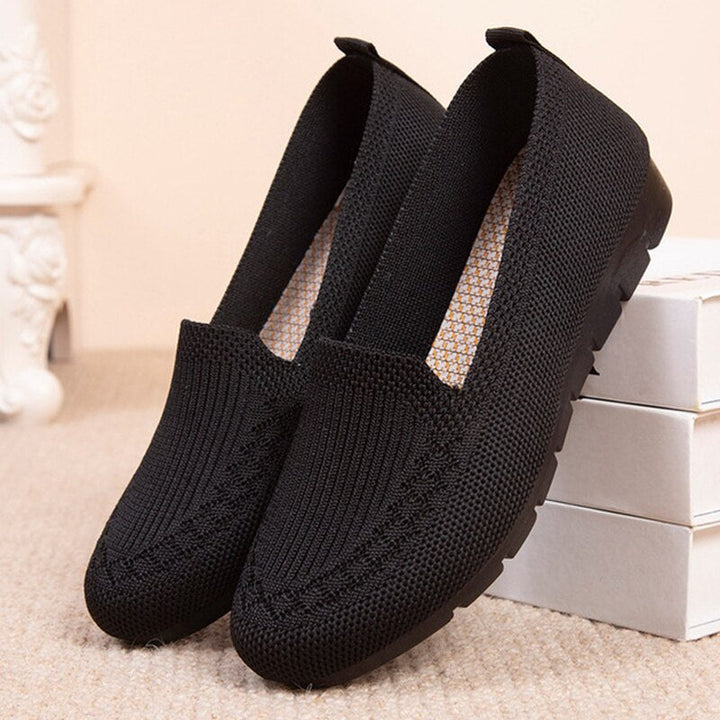 Comfortable women's casual slip-on shoes with superior arch support for all-day wear.