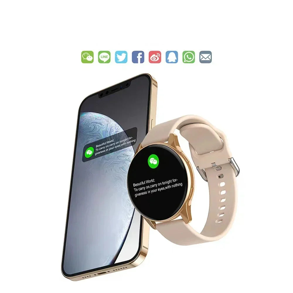 Lumea Active women's smartwatch, comprehensive health tracker & activity monitor, perfect for fitness tracking.