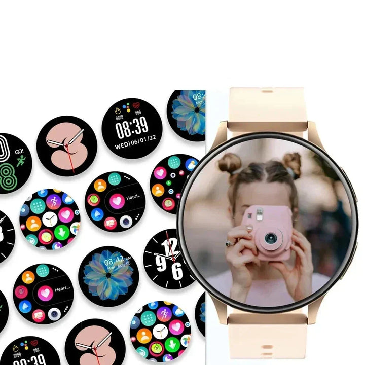 Waterproof Lumea Active women's smartwatch, durable fitness watch & activity monitor for active lifestyles.