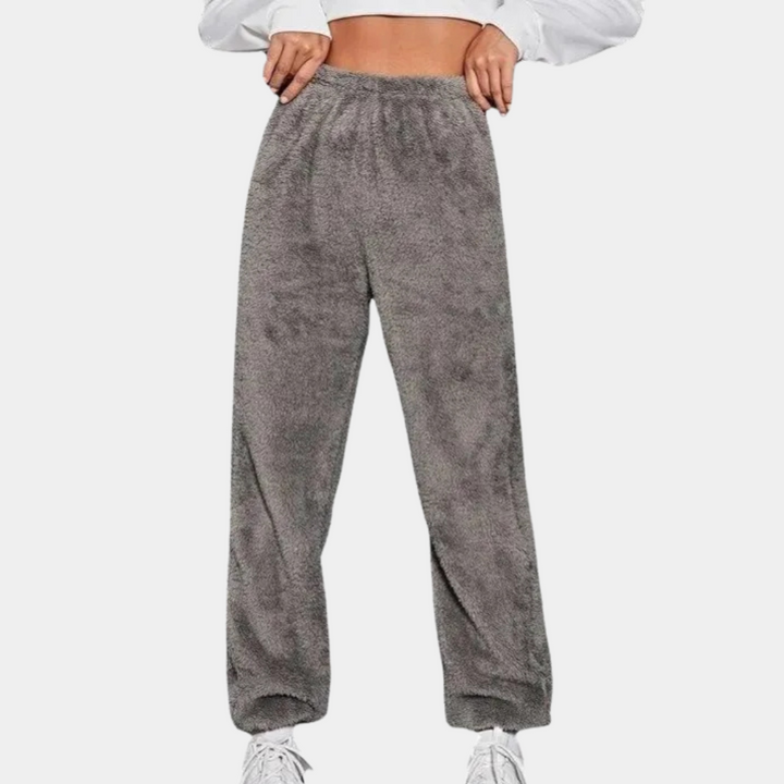 Yara women's soft & comfortable relaxed fit lounge pants. Ideal for casual, cozy everyday wear with an elastic waist.
