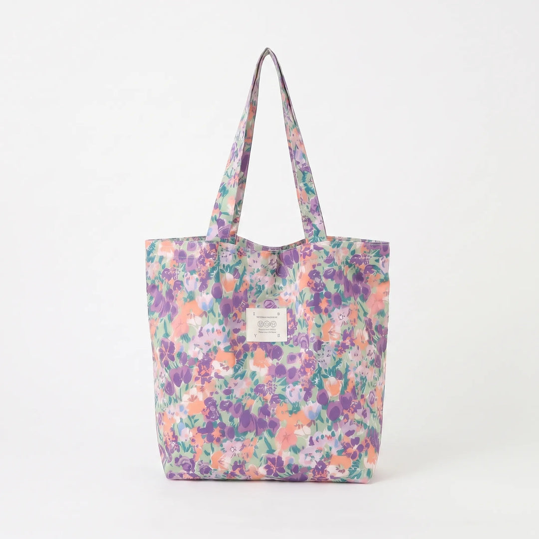 Soft printed shoulder bag for women, comfortable and stylish floral pattern tote.