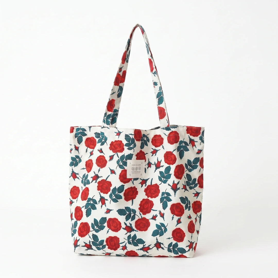Versatile women's printed shoulder tote bag, great for work, shopping, or travel.