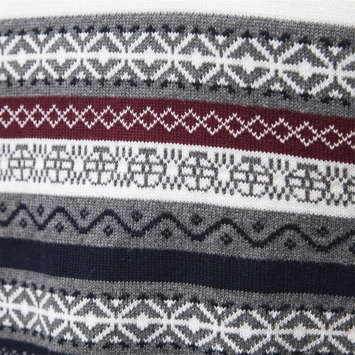 Comfortable Women's Soho Pullover Zip Sweater with a stylish half-zip and warm winter knit design.