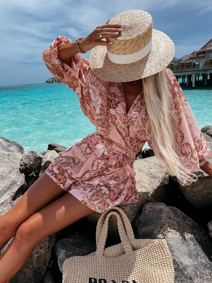 Women's Solara holiday jumpsuit, a comfortable and stylish one-piece for summer.