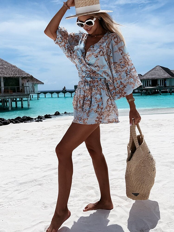 Casual women's Solara jumpsuit, a versatile one-piece for summer resort wear.