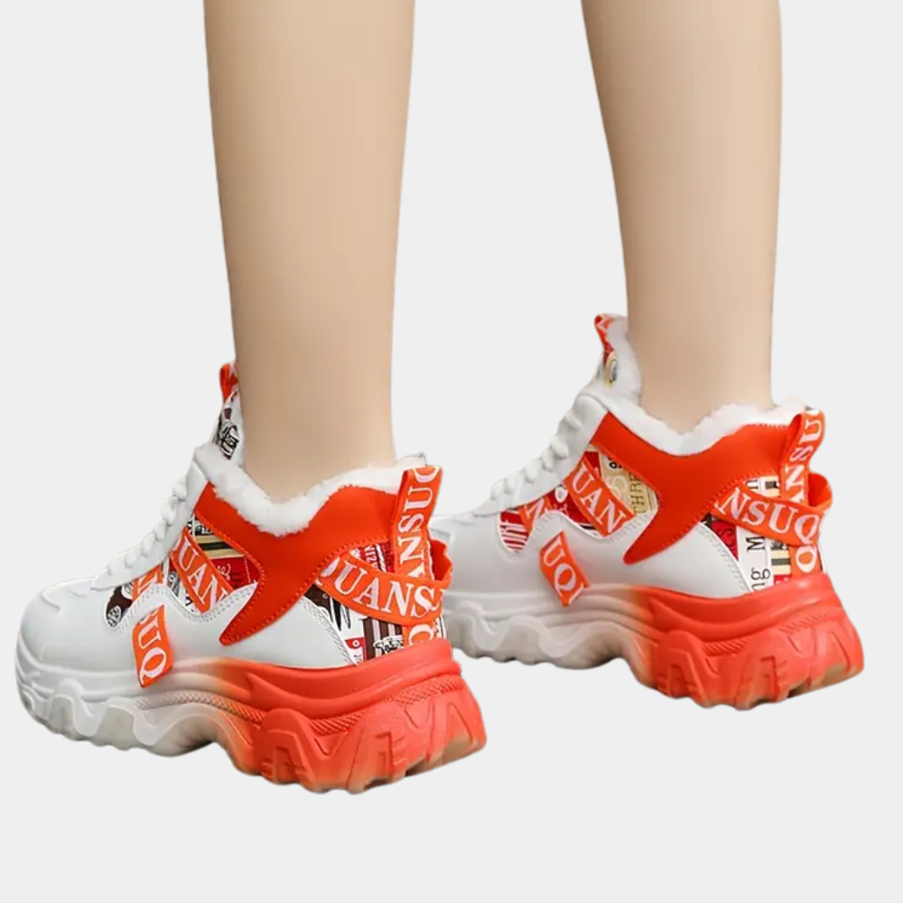 Stylish Solene women's winter fashion boots, perfect for everyday wear, offering cozy warmth & comfort in cold weather.