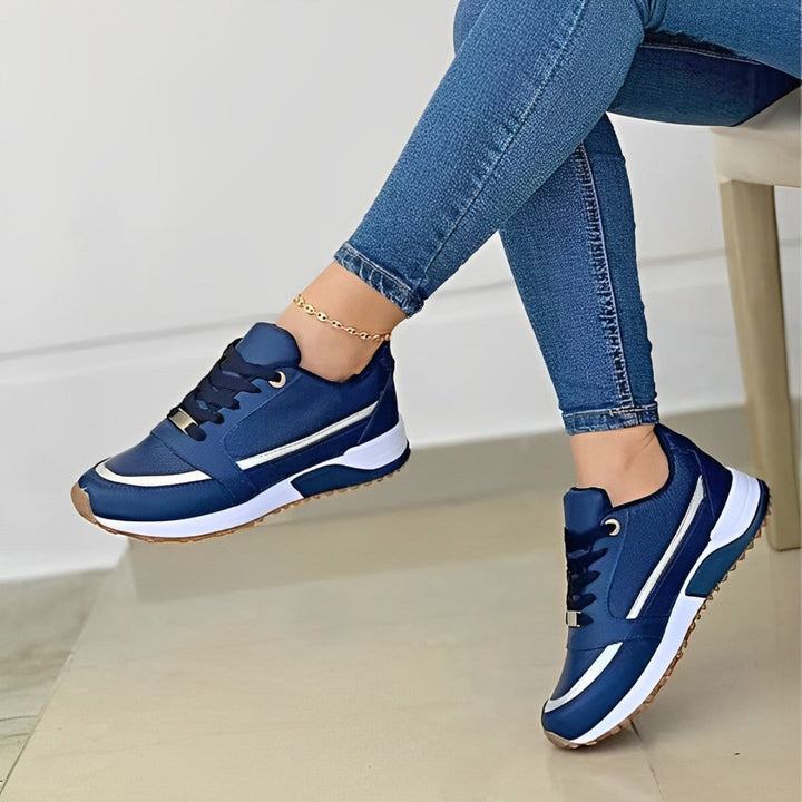 Women's Sophie everyday sneakers. Stylish, comfortable, and versatile for walking with arch support & shock absorption.