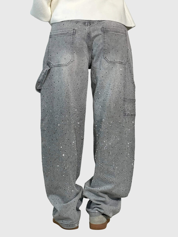 Women's glamorous diamond accent pants. Sparkling, elegant & comfortable for stylish women.
