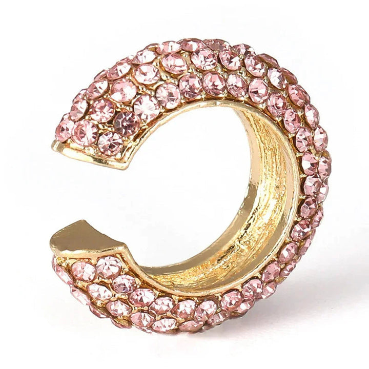 Chic no-piercing crystal ear cuff for a dazzling women's look, sparkle & style.