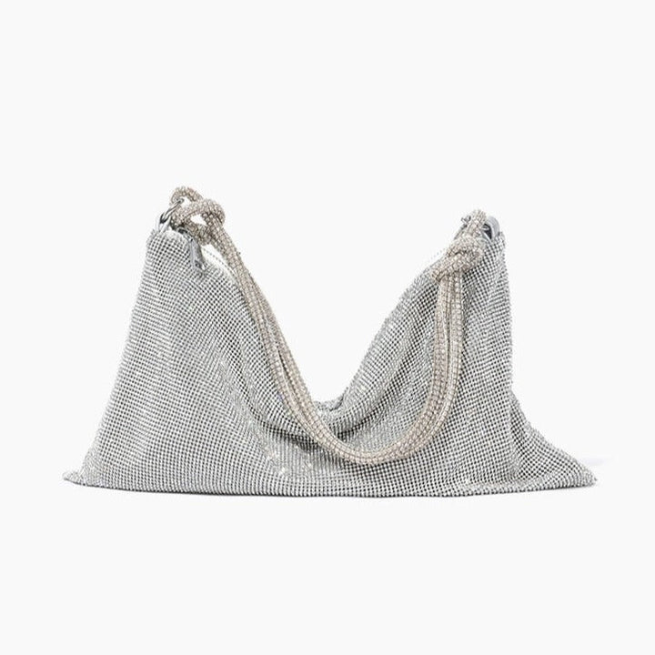 Fashion accessory: Women's dazzling rhinestone clutch. A chic evening & party bag for women.