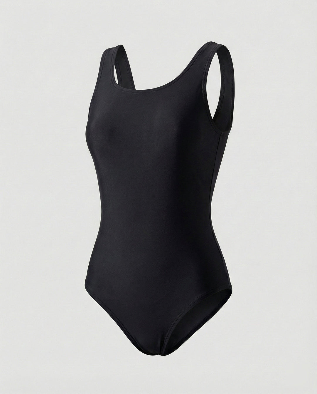 Comfortable women's one-piece swimsuit featuring a trendy ombre gradient, perfect for sporty summer beachwear.