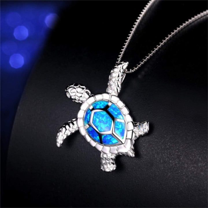 Stylish sterling silver turtle necklace, a delicate animal pendant perfect for women seeking wisdom & longevity jewelry.
