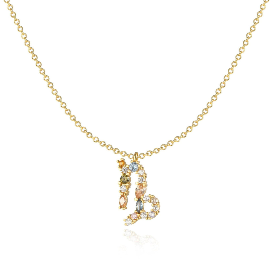 Chic sterling silver zodiac necklace, a thoughtful gift.
