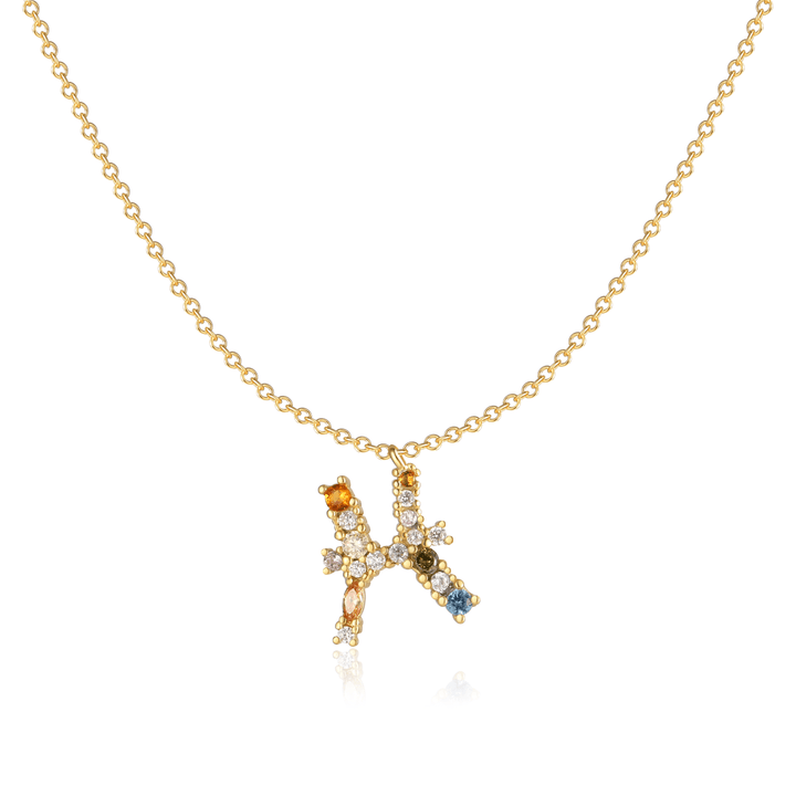 Adjustable sterling silver zodiac pendant for women.