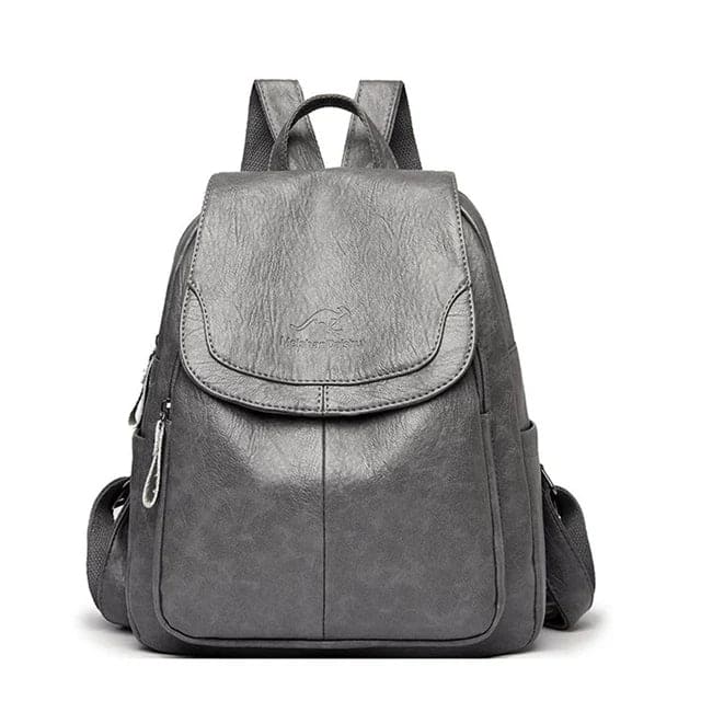 Versatile daily flap backpack for women, offering a structured design & ample space for essentials.