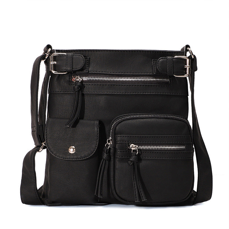 Women's stylish anti-theft crossbody bag, perfect for travel & everyday security.