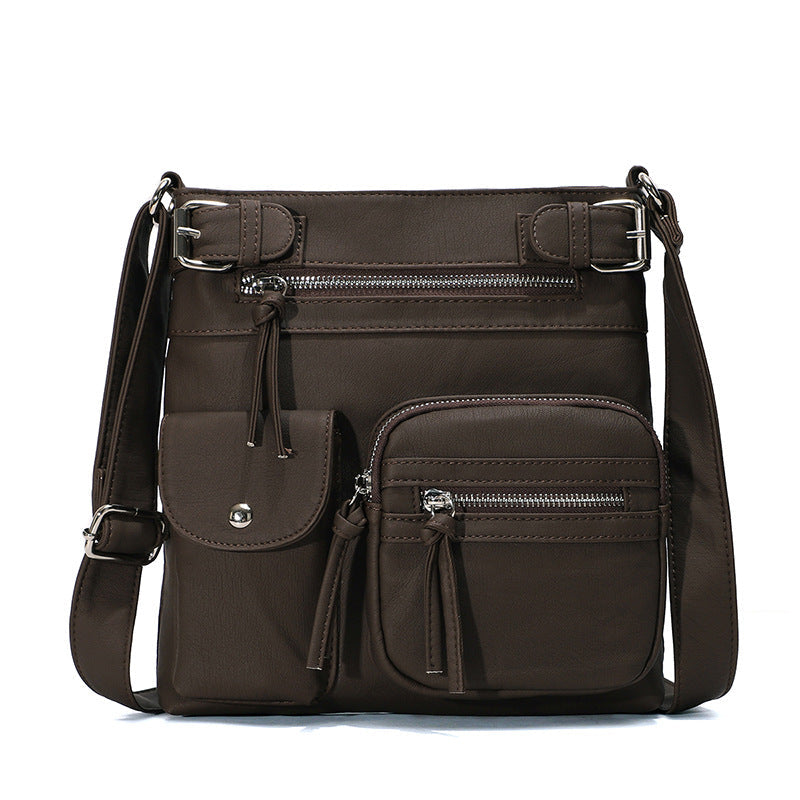 Versatile anti-theft crossbody bag for women, combining style, security, and everyday use.
