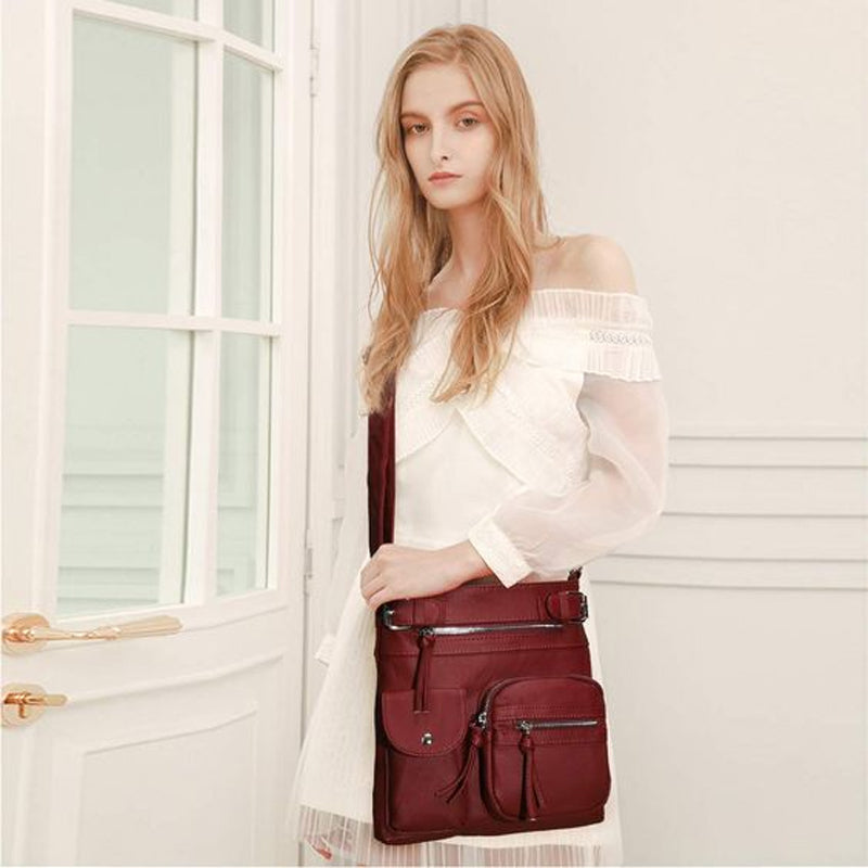 Fashionable women's travel bag, a versatile anti-theft crossbody for ultimate security.