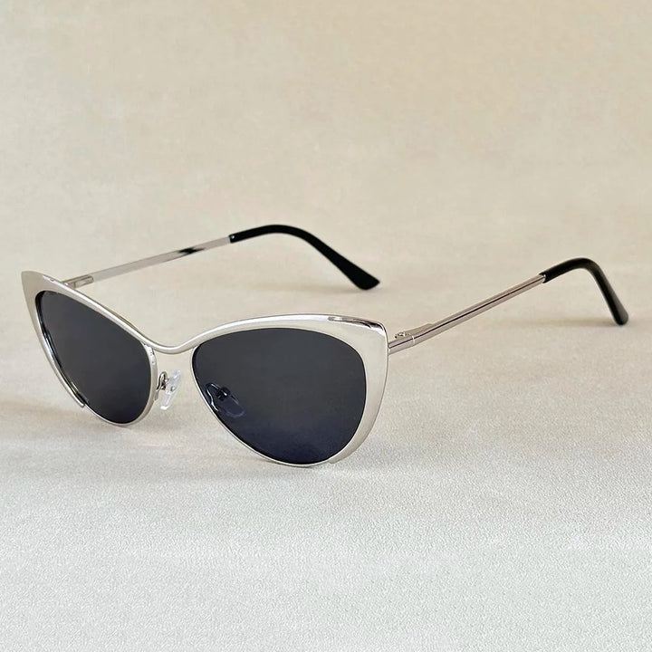 Elegant women's cat-eye eyewear, a fashion accessory with essential UV400 sun protection.