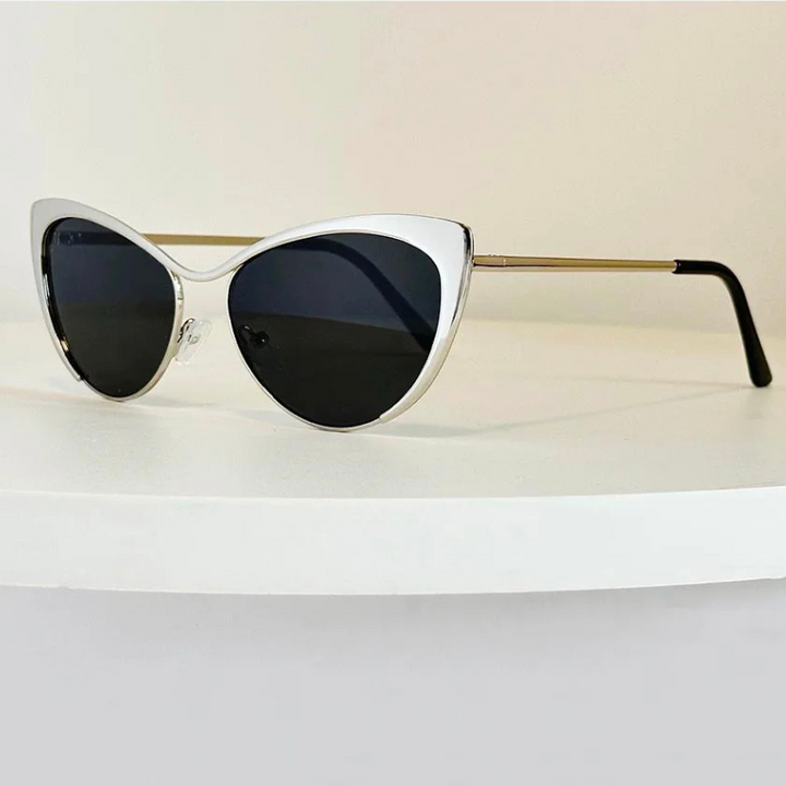 Modern women's cat-eye sunglasses, a sleek fashion statement offering ultimate UV400 protection.