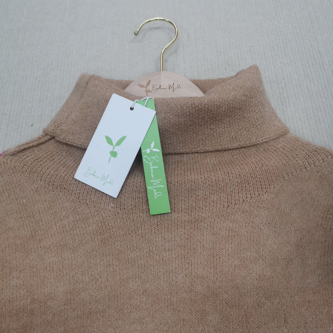 AutumnVibe women's color block knitted sweater. Chic long sleeve top, perfect for fall fashion & winter.
