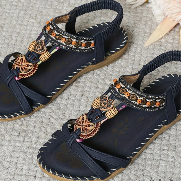 Stylish women's walking sandals, offering comfortable support for active summer days and travel.