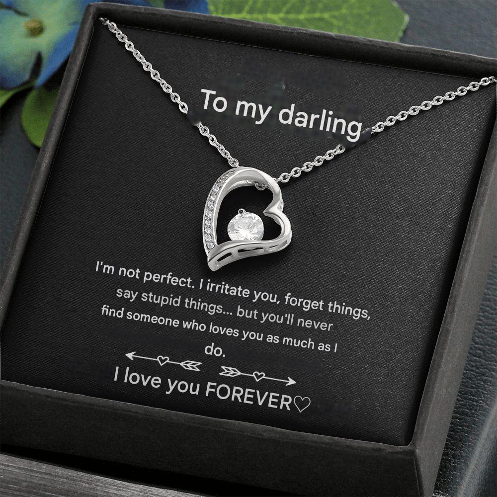 Elegant gold heart necklace for women, stylish & delicate. Love symbol jewelry gift.