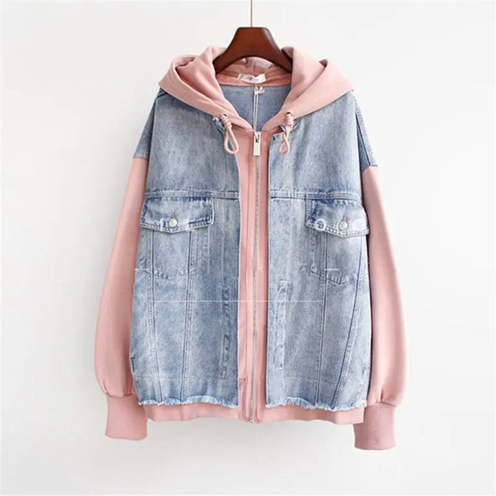 Women's versatile hoodie jacket, offering stylish comfort for everyday fashion, spring/autumn layering & casual wear.