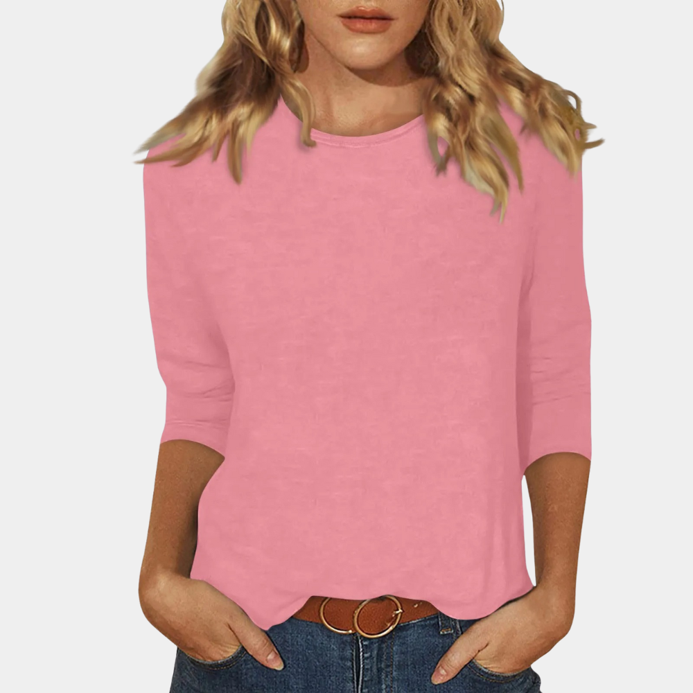 Women's stylish long sleeve shirt, perfect for versatile everyday fashion and comfort.