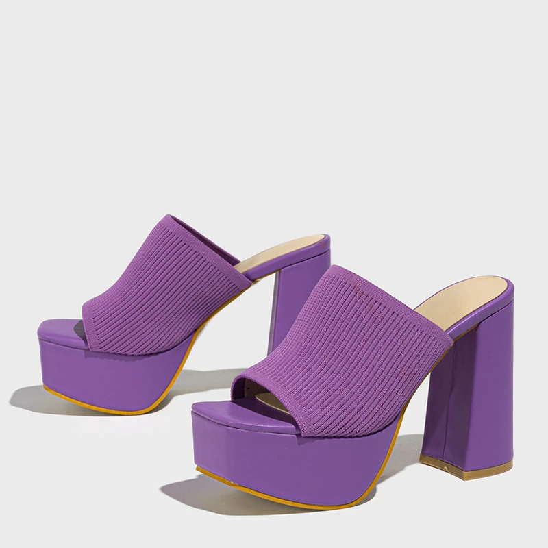 Ladies' chunky platform sandals, offering a stylish & stable walk. Perfect trendy summer shoes.