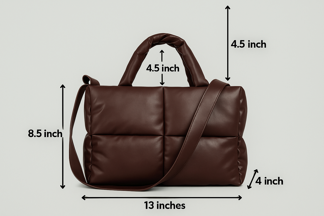 Elegant women's quilted shoulder handbag, a stylish PU leather design for daily fashion and versatility.