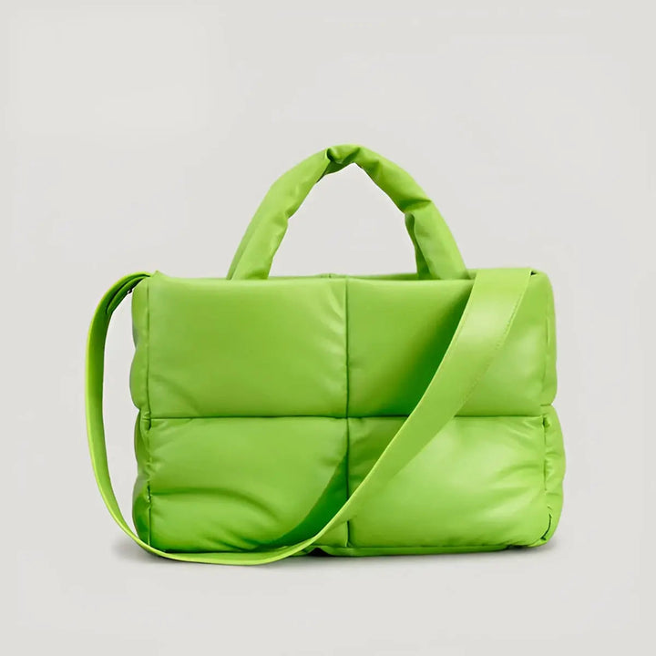 PU leather quilted crossbody bag for women, versatile and chic, ideal for shoulder or cross-body wear.