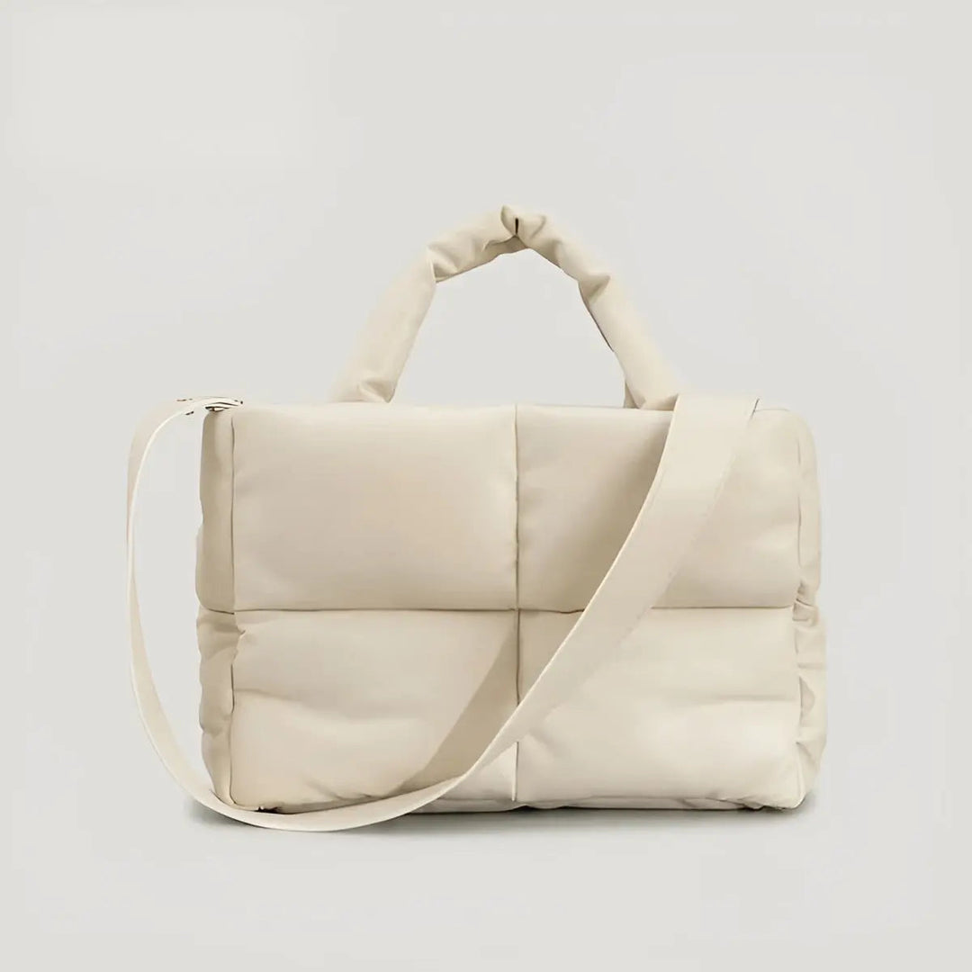 Stylish quilted women's handbag, crafted from high-quality PU leather, an elegant and practical daily bag.