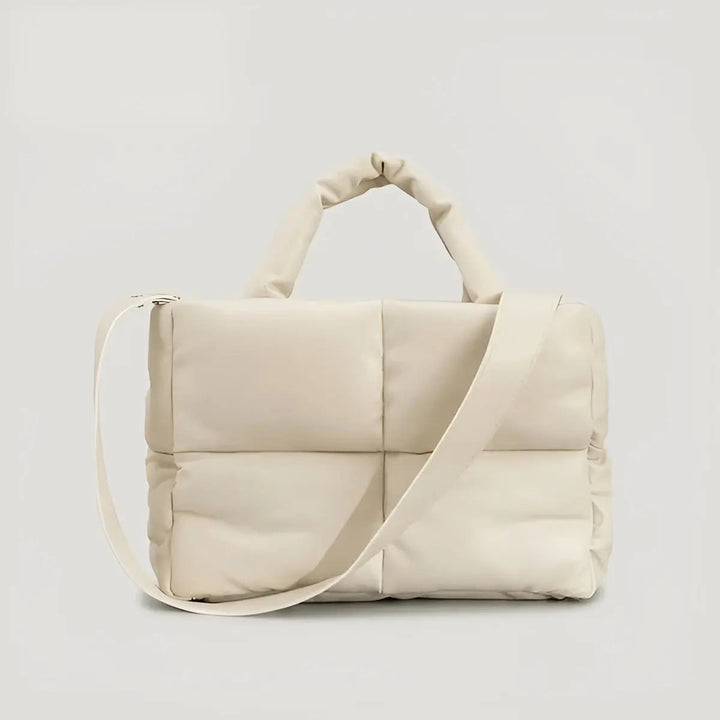 Stylish quilted women's handbag, crafted from high-quality PU leather, an elegant and practical daily bag.