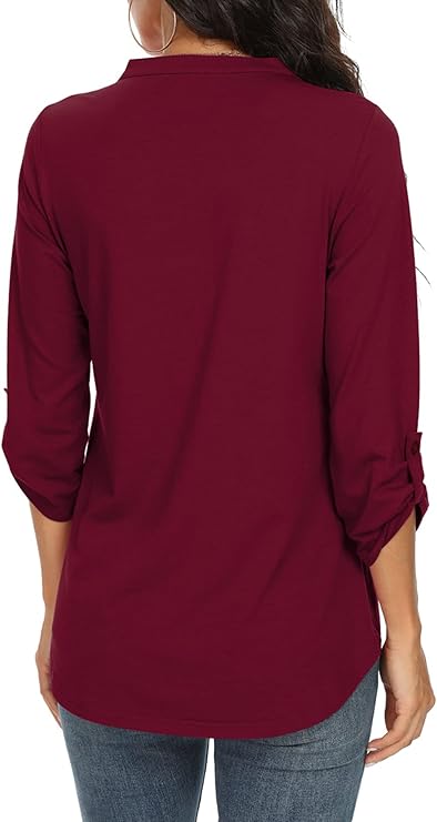 Stylish women's blouse with a comfortable relaxed fit, essential for modern office wear.