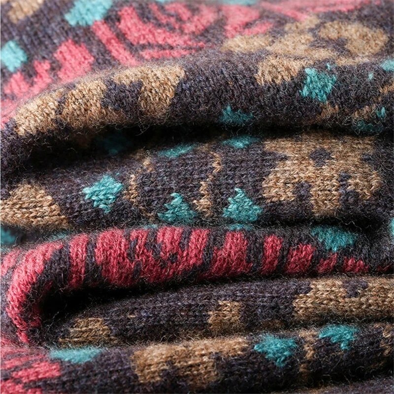 Women's long sleeve roll neck sweater. Cozy knit, warm & chic top for winter fashion & elegant casual wear.