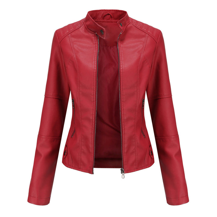 Elegant women's Romy leather jacket. A versatile outerwear piece for modern casual and dressy looks.