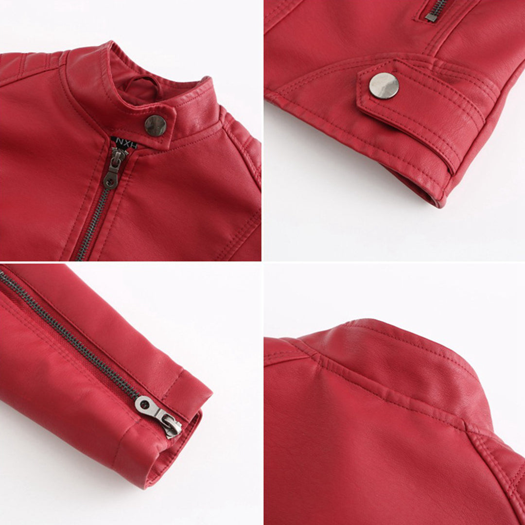 Comfortable & fashionable Romy women's leather jacket. Essential for any stylish casual or formal outfit.