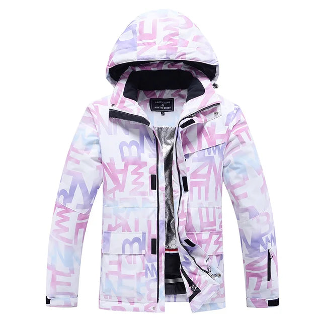 Women's stylish ski suit for ultimate winter performance on snow sports adventures.