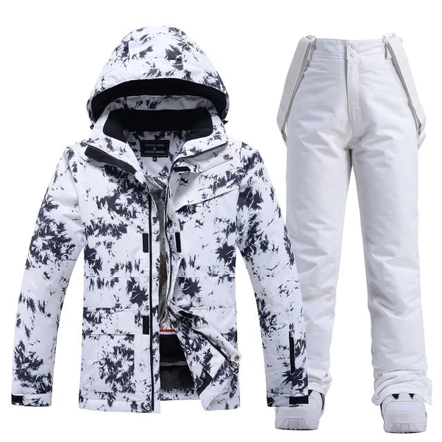 Comfortable women's ski suit, ergonomic design for freedom of movement in winter sports.