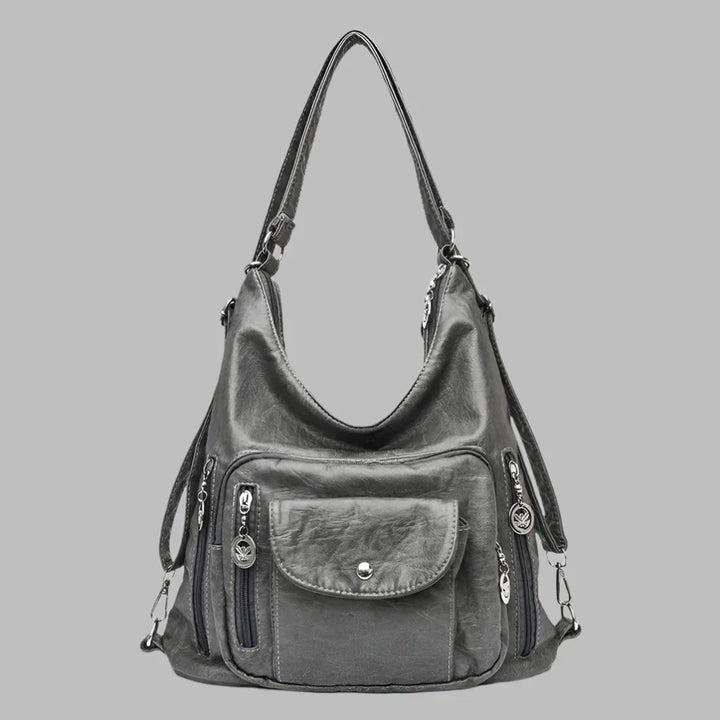 Everyday women's slouchy tote handbag. Fashionable large shoulder bag, ideal for work, travel, and daily use.