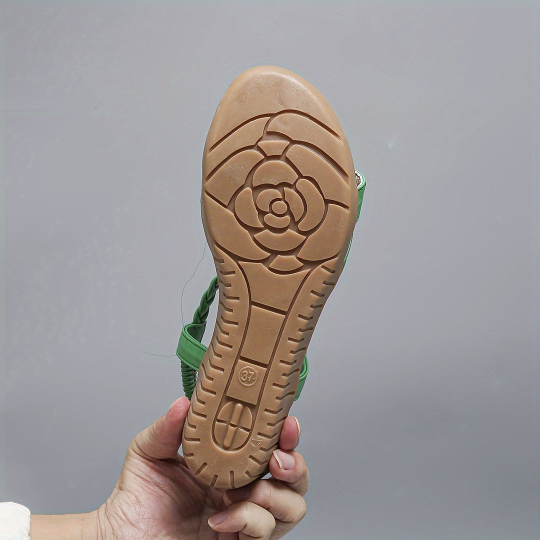Trendy women's wedge sandals, offering comfortable heels and stylish flair for summer fashion.