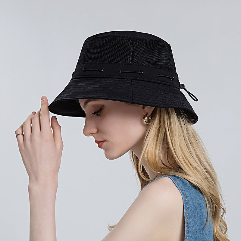 Breathable wide-brim summer sun hat for women, offering excellent UV protection and fashion.