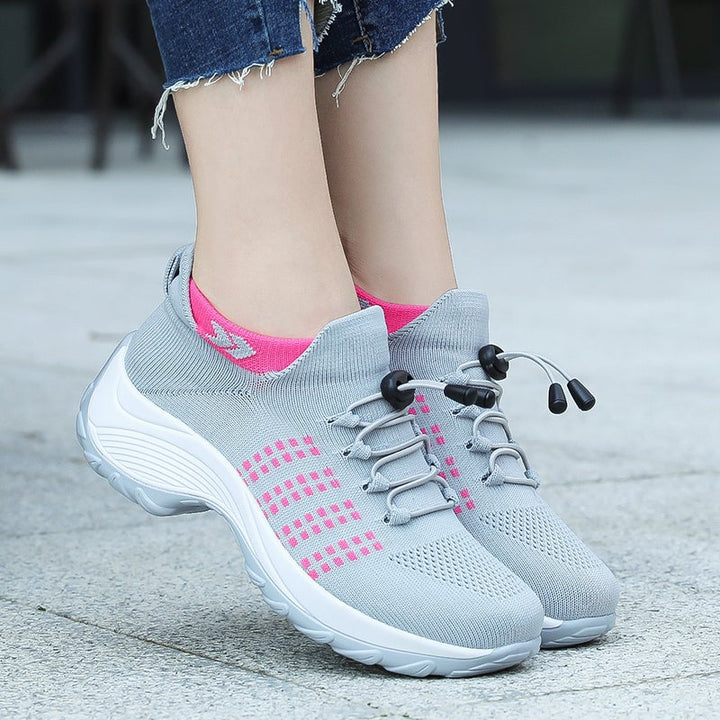 Women's supportive active walking sneakers, ensuring comfort and support on every step.